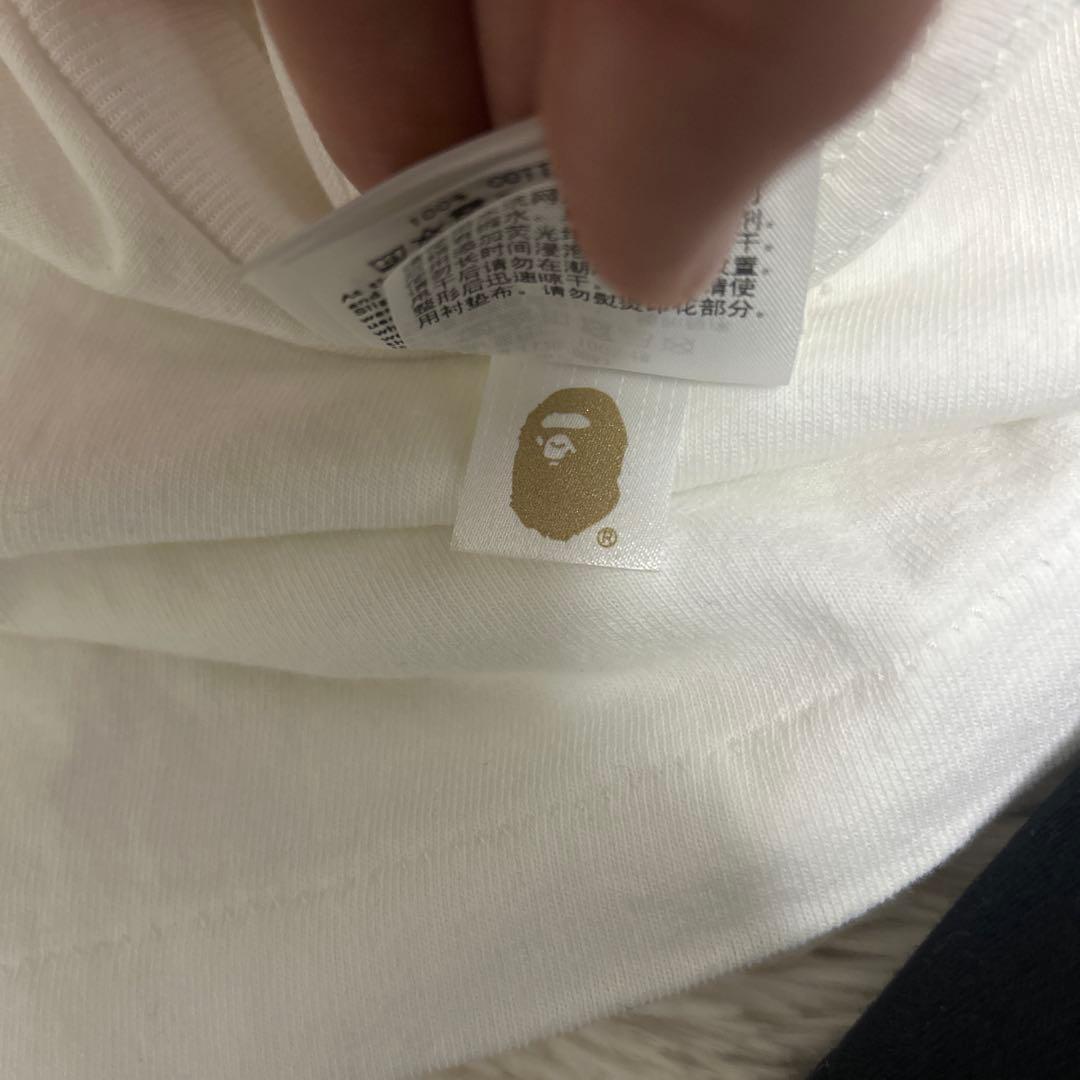 A BATHING APE Tシャツ M ホワイト