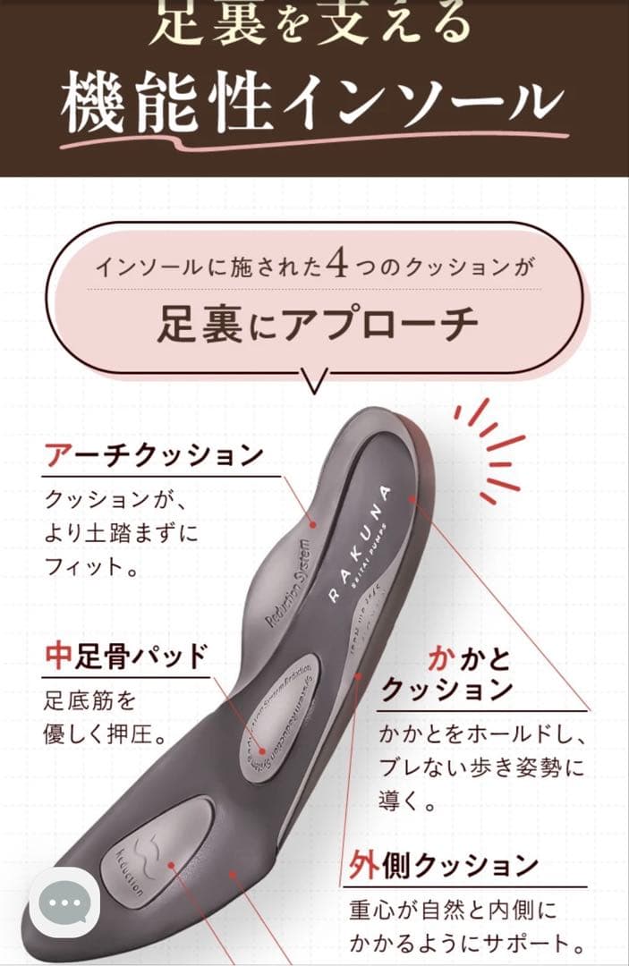 RAKUNA 整体ブーツ　黒　LL