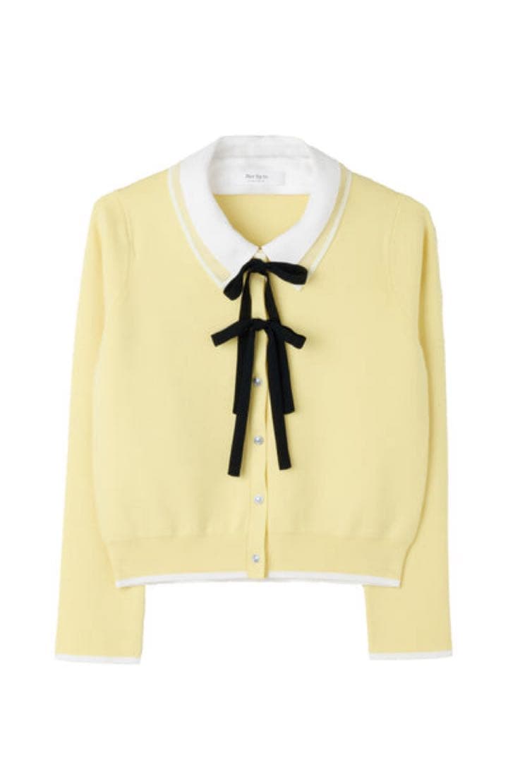 完売品❤︎Herlipto❤︎Lilas Ribbon Knit Cardigan