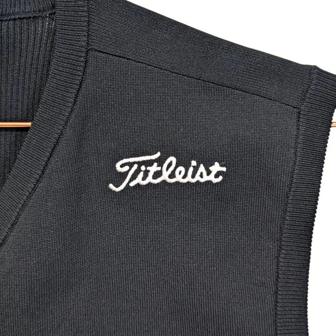 Titleist Vネックベスト LLサイズ ブラック