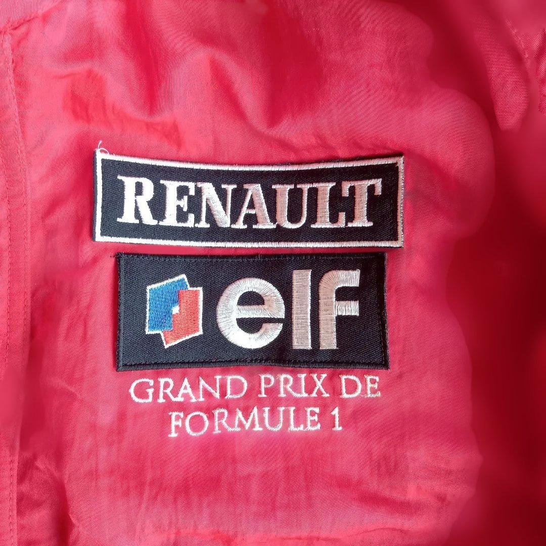 VINTAGE　古着　1990F1日本GP　赤ルノーエルフジャンパー　M-L相当