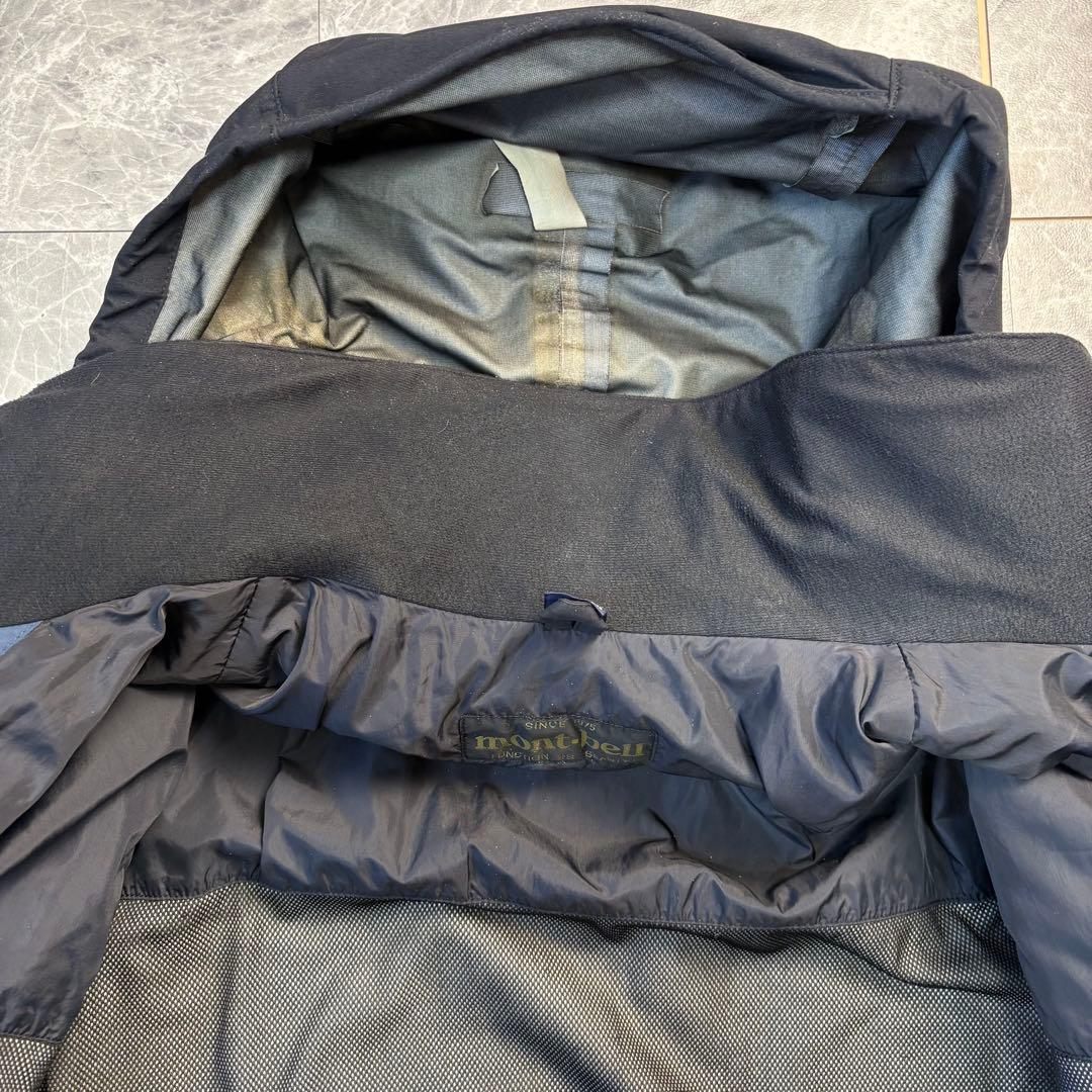 希少　オールドモンベル　ゴアテックス　ブルー　L メンズ　ナイロンパーカー