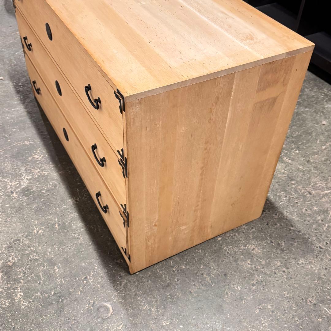桐箪笥 和箪笥 桐タンス 3段 着物収納 和家具 ローチェスト