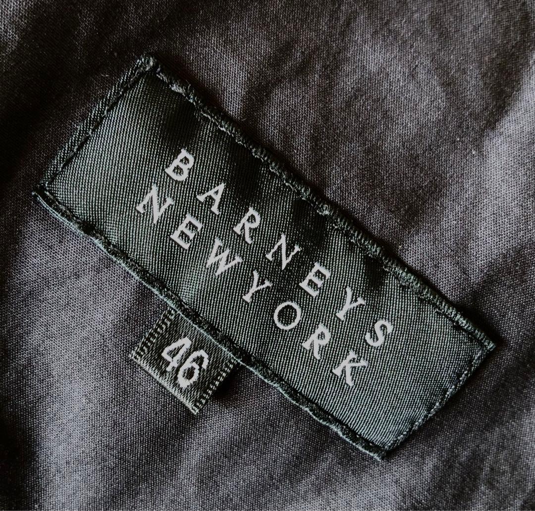 BARNEYS NEWYORK バーニーズニューヨーク　モッズコート　黒　薄手