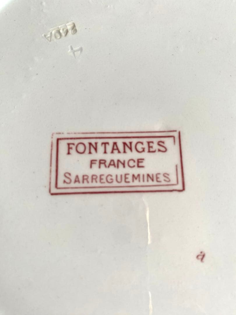 ‼️ SALE‼️アンティークプレート サルグミンFontanges 平皿