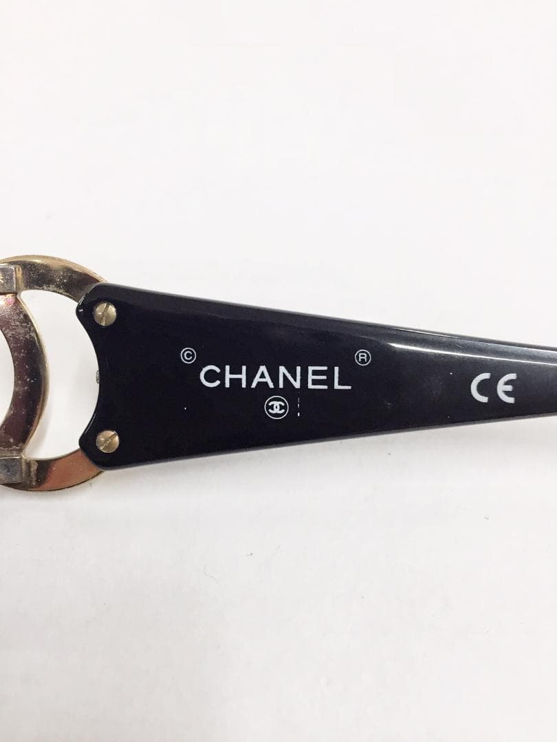 CHANEL/シャネル ラージココマーク ブラックセル サングラス 02461