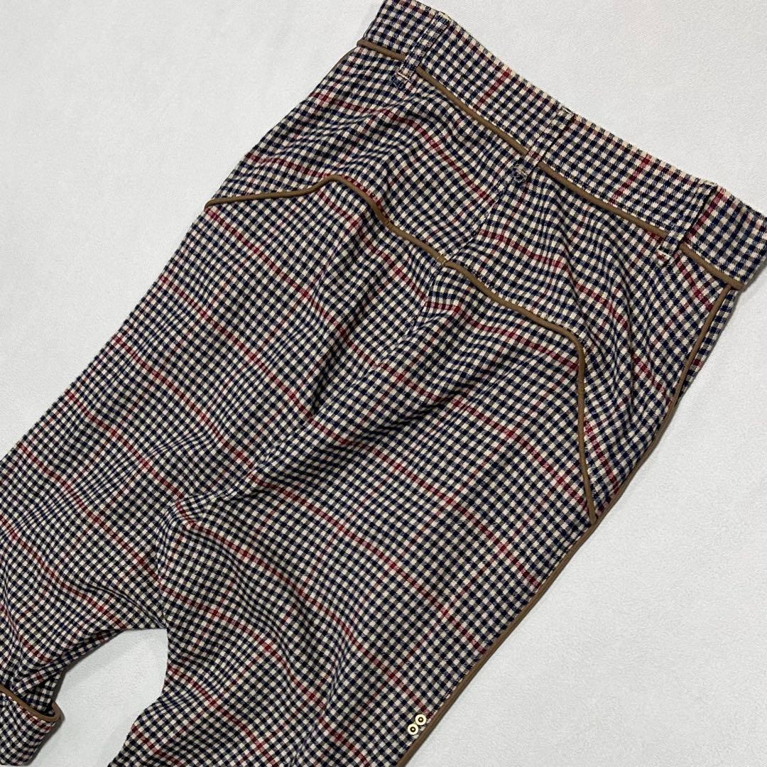 10s mercibeaucoup 12ss チェック サルエルパンツ 平成