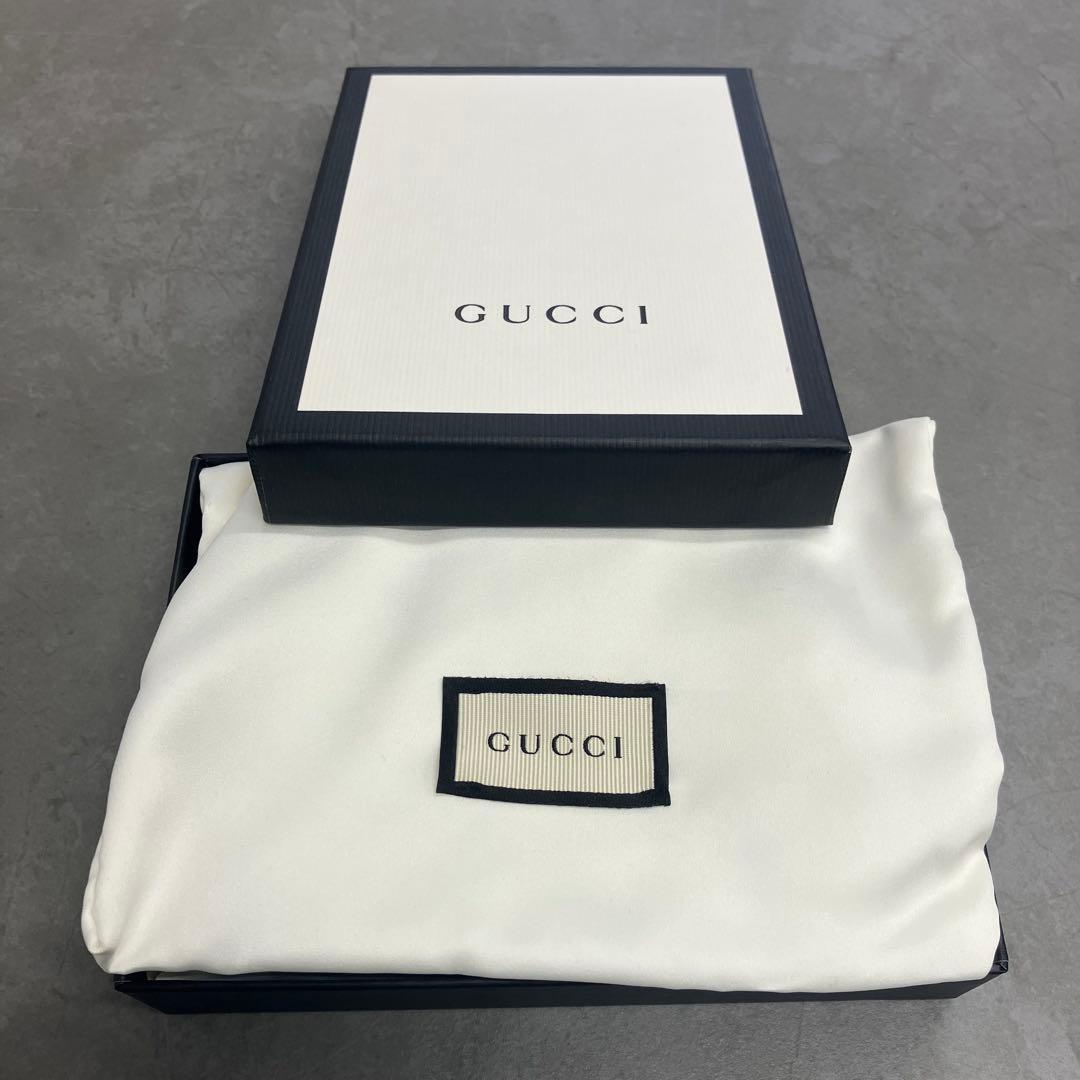 T*o様 GUCCI グッチ マイクロシマ 二つ折り財布 黒 箱付き