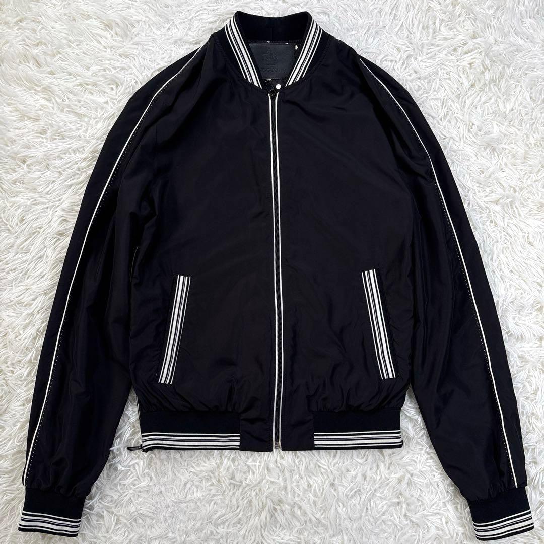 ✨美品✨D&G ドルチェアンドガッバーナ　ブルゾン　スタジャン　ドット柄　黒