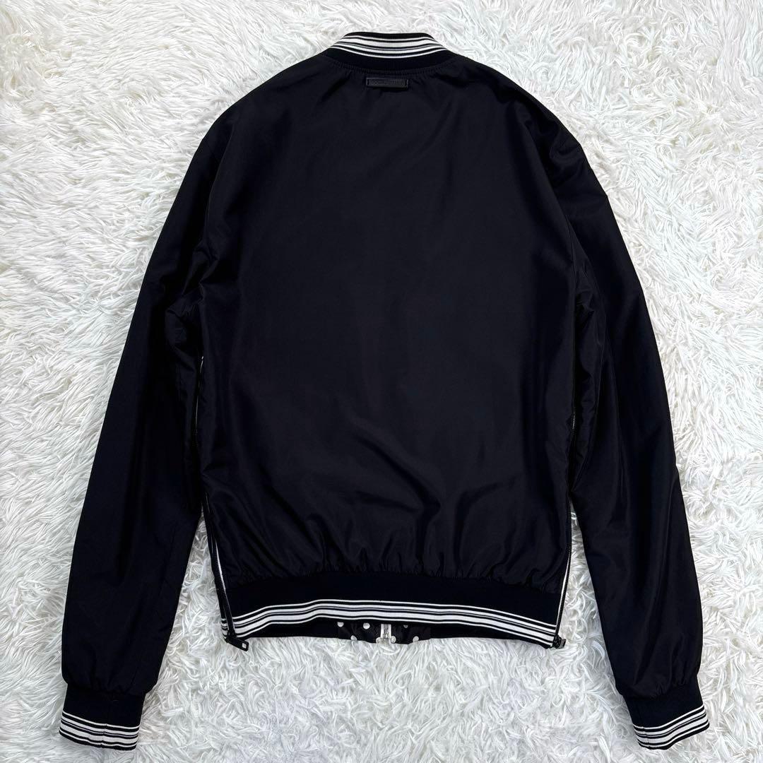 ✨美品✨D&G ドルチェアンドガッバーナ　ブルゾン　スタジャン　ドット柄　黒