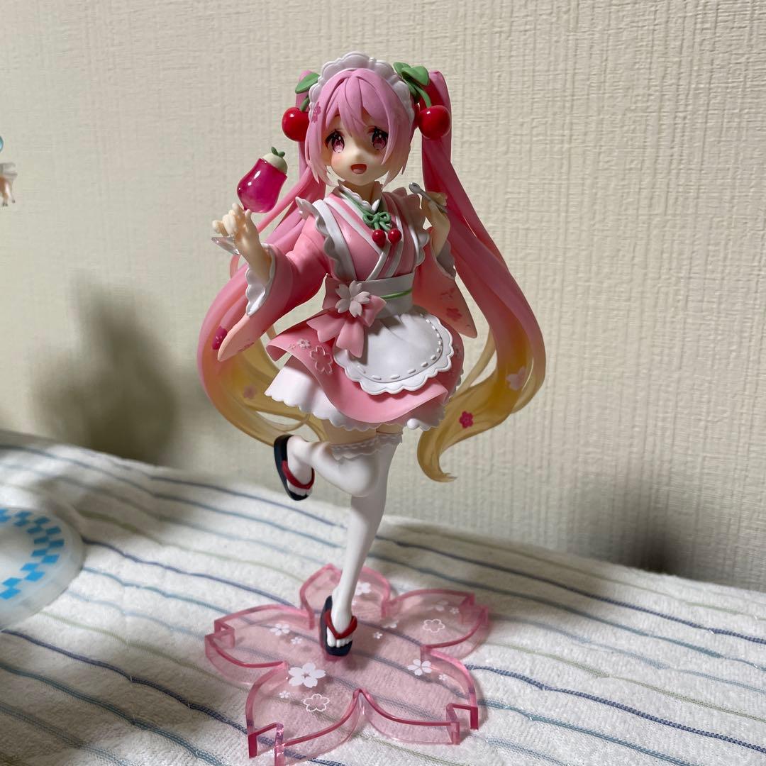 初音ミク フィギュア 桜ミク　タイクレ限定　マスコット　9点セット