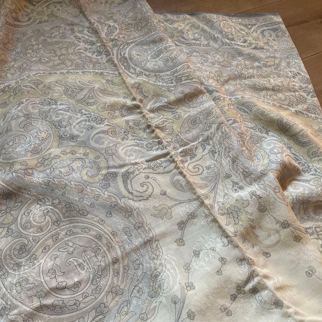 ETRO ウールシルク　ペイズリー柄 ストール