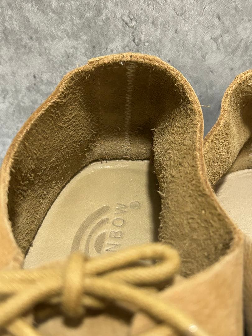 ☆美品☆ RAINBOW SANDALS モカシューズ 28cm ベージュ