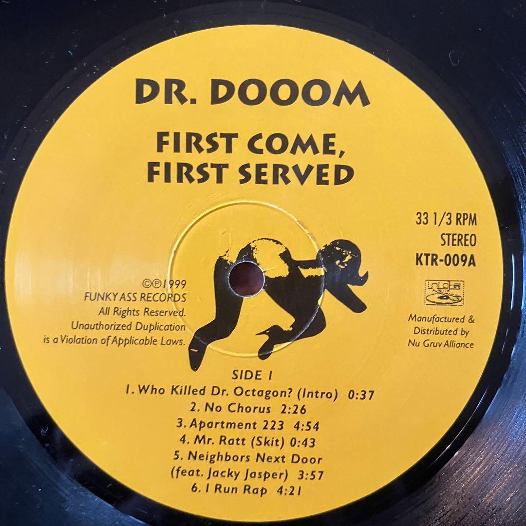 洋楽 2LP Dr. Dooom First Come, First Served