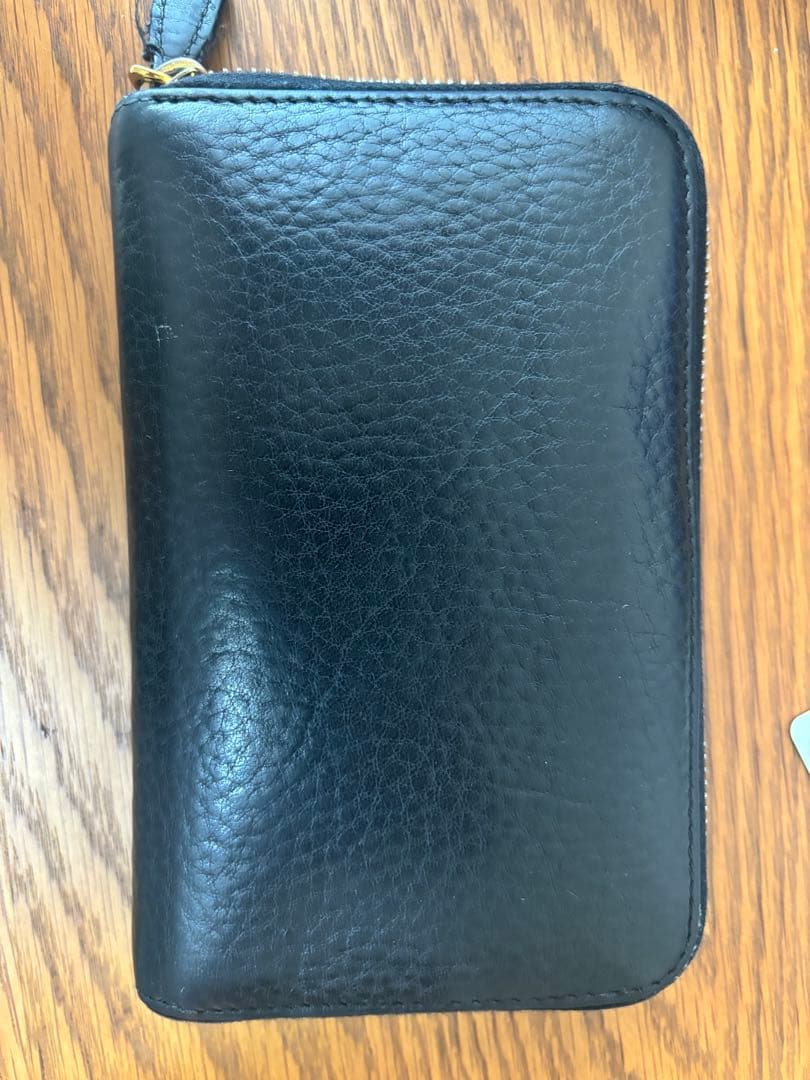【PRADA】二つ折り財布 ヴィッテロダイノ ブラック 箱・ギャランティカード付