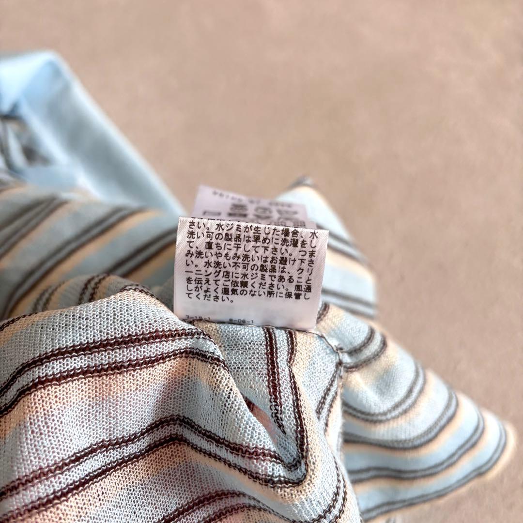 美品☆SLOBE IENA シアーニットポロシャツ 2025SS リネン混