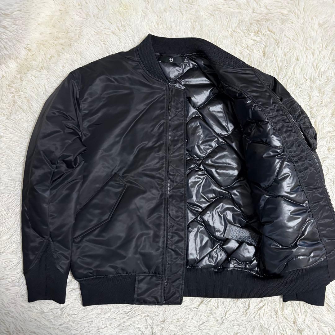 【極美品】UNIQLO +J ハイブリッドダウンオーバーサイズMA-1 Mサイズ