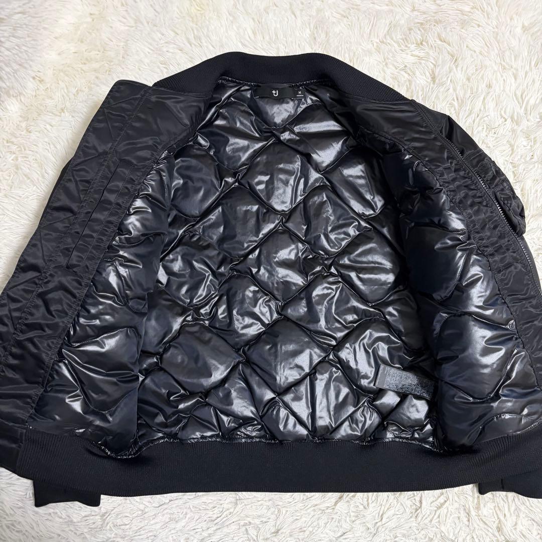【極美品】UNIQLO +J ハイブリッドダウンオーバーサイズMA-1 Mサイズ