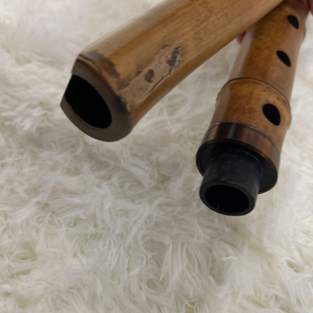 【希少品】尺八 竹仙 籐巻　約55cm