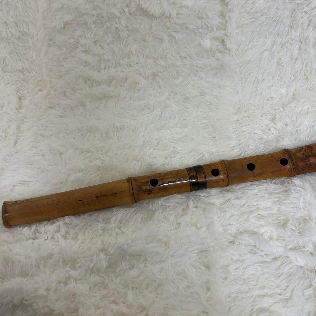 【希少品】尺八 竹仙 籐巻　約55cm