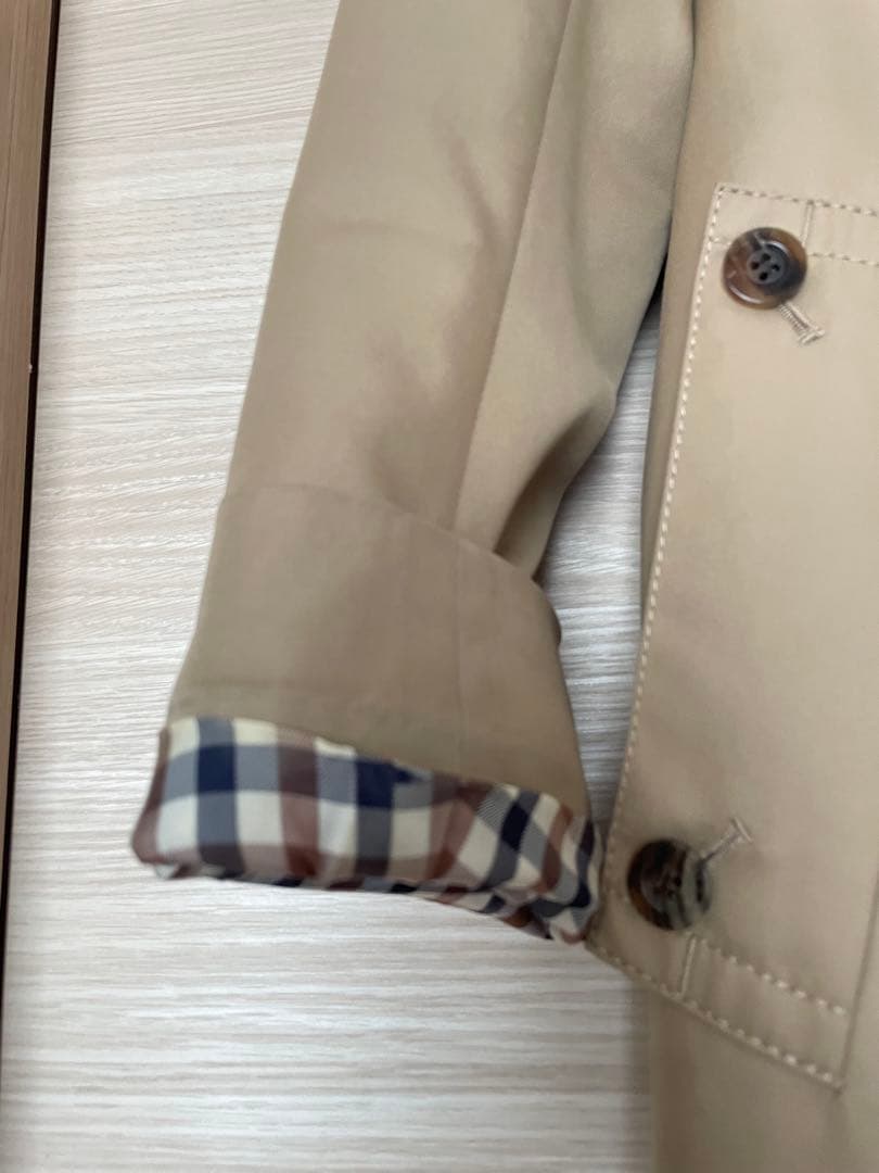 Aquascutum　アクアスキュータム　トレンチコート　ブルーライナー付き