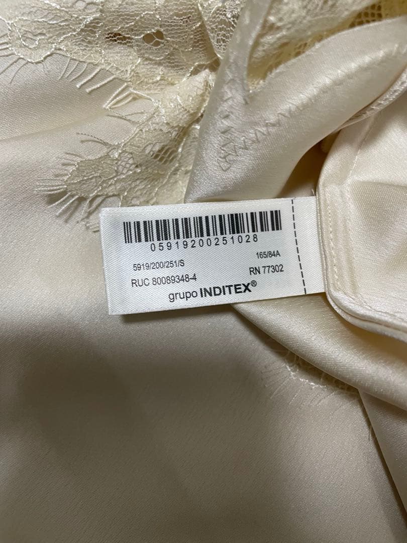 ZARA ザラ ZW COLLECTION アシンメトリーレースワンピース