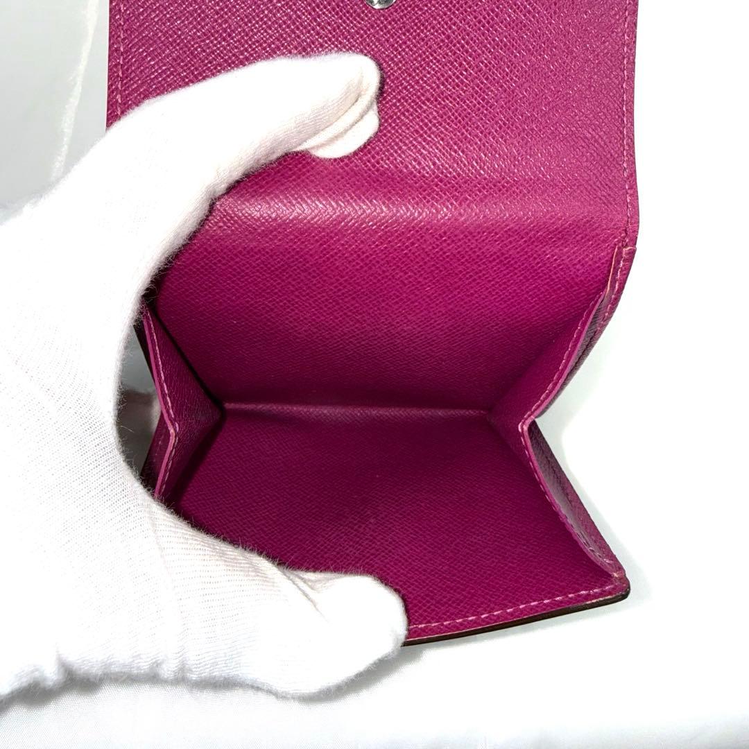 ✨美品✨ルイヴィトン エピ 三つ折り 財布 パープル
