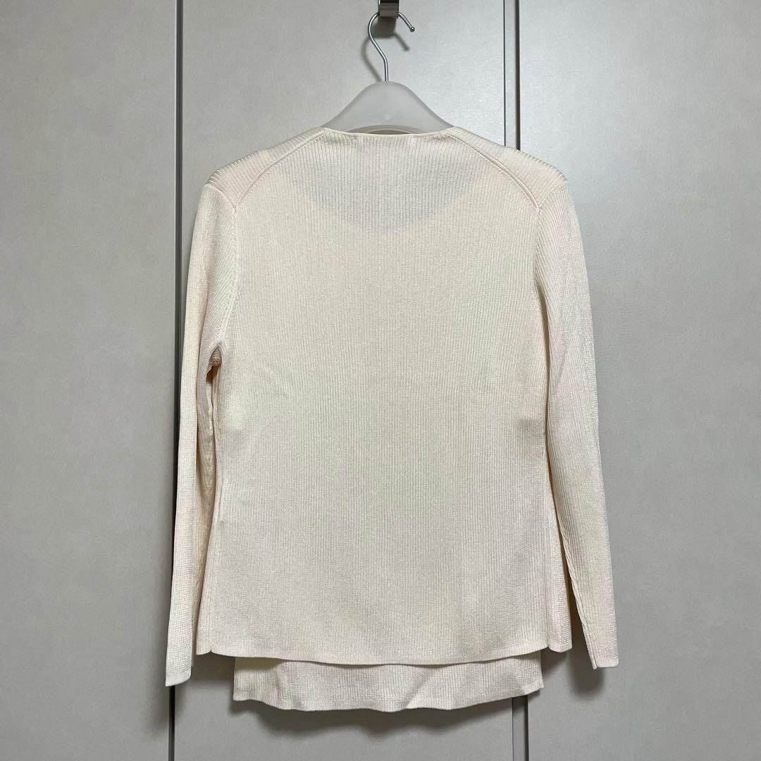【未使用タグ付】アナイ ANAYI アセテートポリエステルアンサンブル