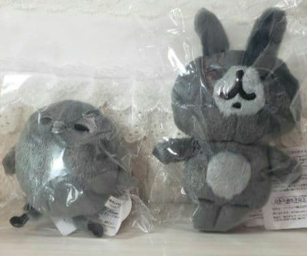 ☺️新品タグ付☺️カナヘイ★ブラックぬいぐるみ★マスコット★うさぎ★ピスケ★4点