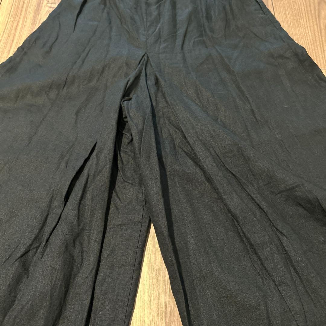【美品】JOURNAL STANDARD リネンタックキュロット 36 ブラック