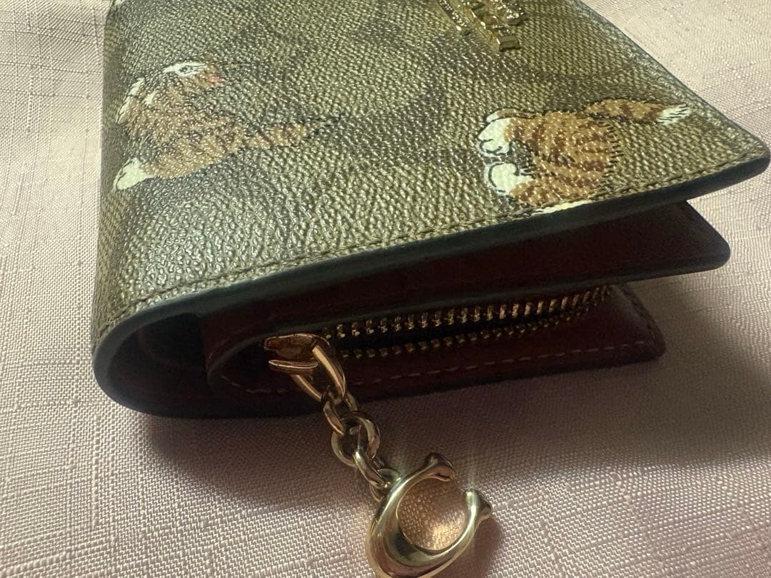 coach コーチ　お財布　猫