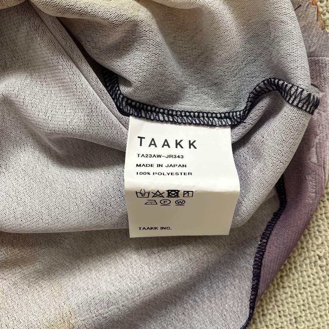 【完売品】TAAKK ターク　TULLE T-SHIRTS チュールTシャツ　Ｍ