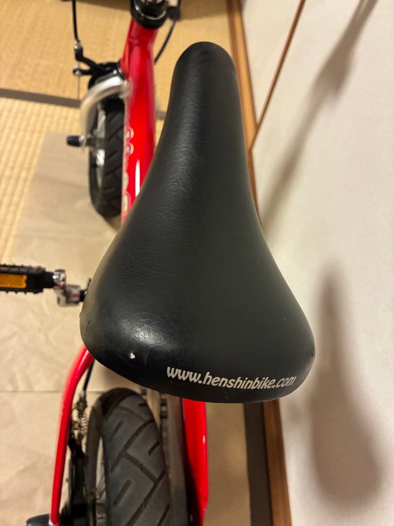 へんしんバイクS 赤 レッド 10インチ 引き取り限定 Henshin bike
