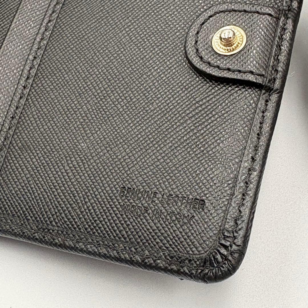 【Vivienne Westwood】 二つ折り財布 がま口 オーブ ロゴ 黒