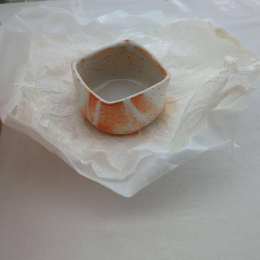 志野焼き小鉢　お茶事向付５客　未使用 送料８５０円込