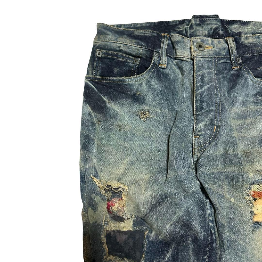 LGB ルグランブルー 星条旗 damage coating pants Y2K
