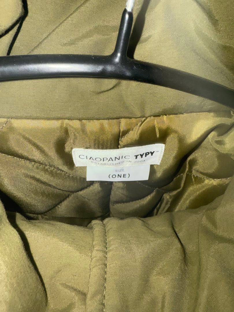【CIAOPANIC TYPY】ミリタリー裾ドロストスタンドブルゾン