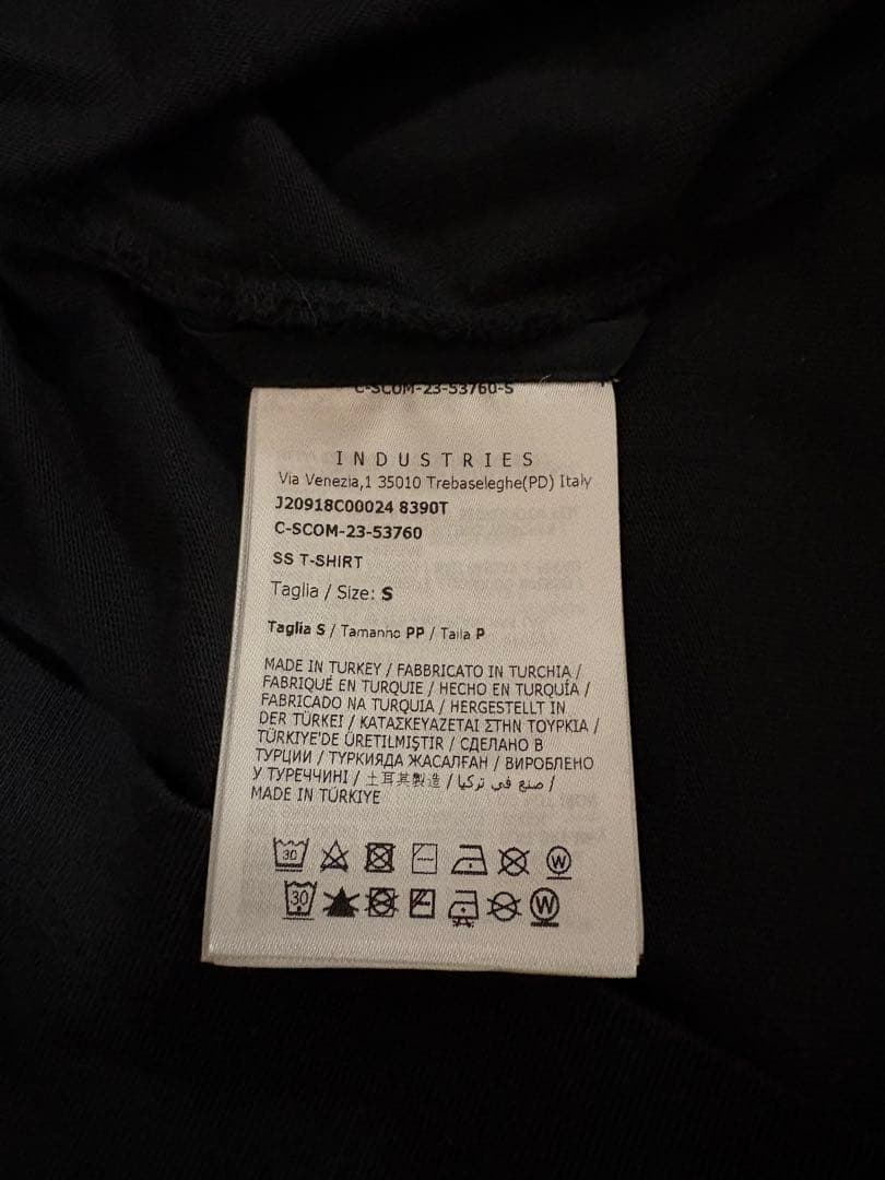 MONCLER ブラック Tシャツ Sサイズ