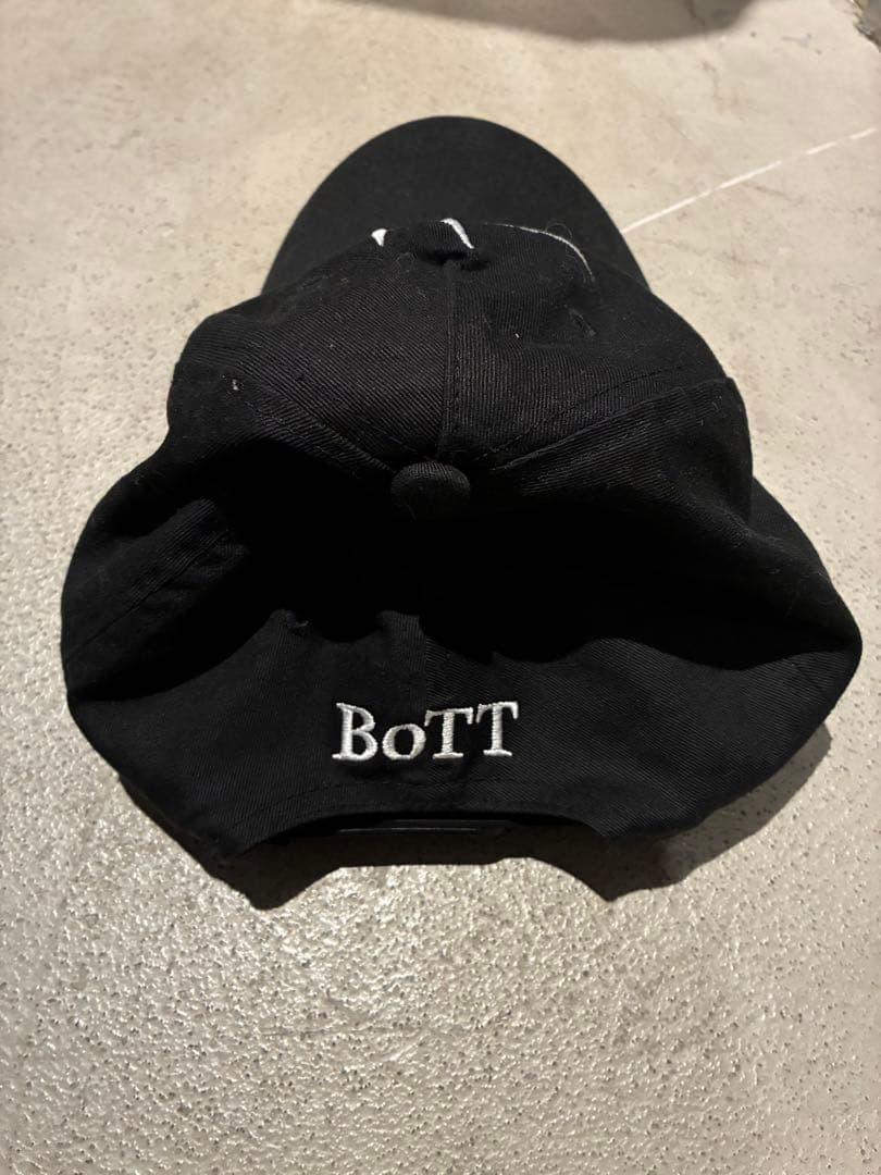 帽子 Bott B logo 5panel cap black