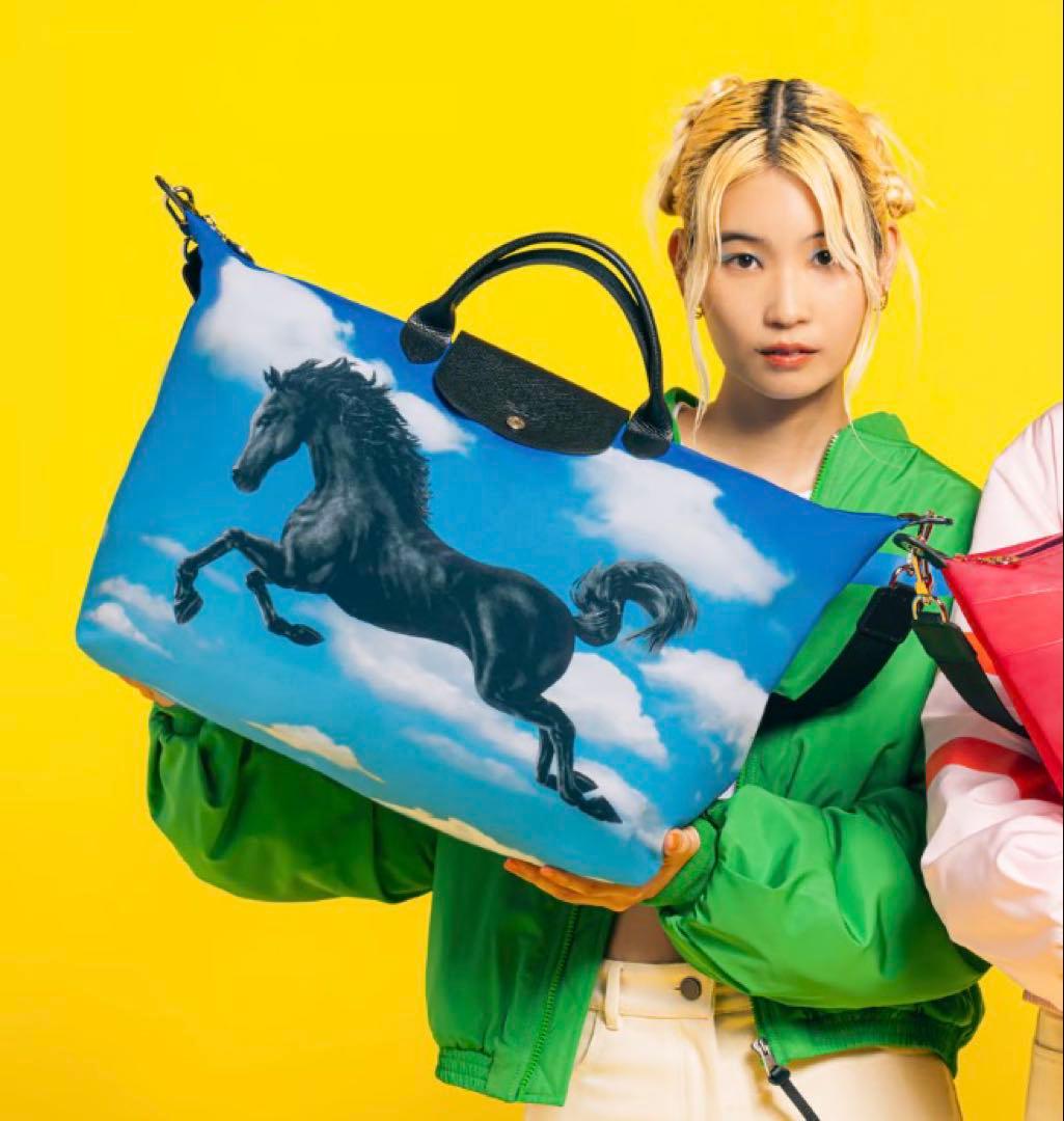 longchamp ロンシャン　トイレットペーパートラベルバッグ　2WAYバッグ