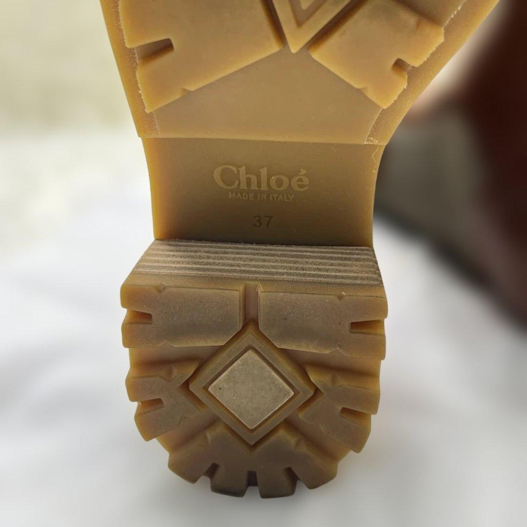 Chloe クロエ フランヌ　ショートブーツ マットカーフスキンソックスアンクル