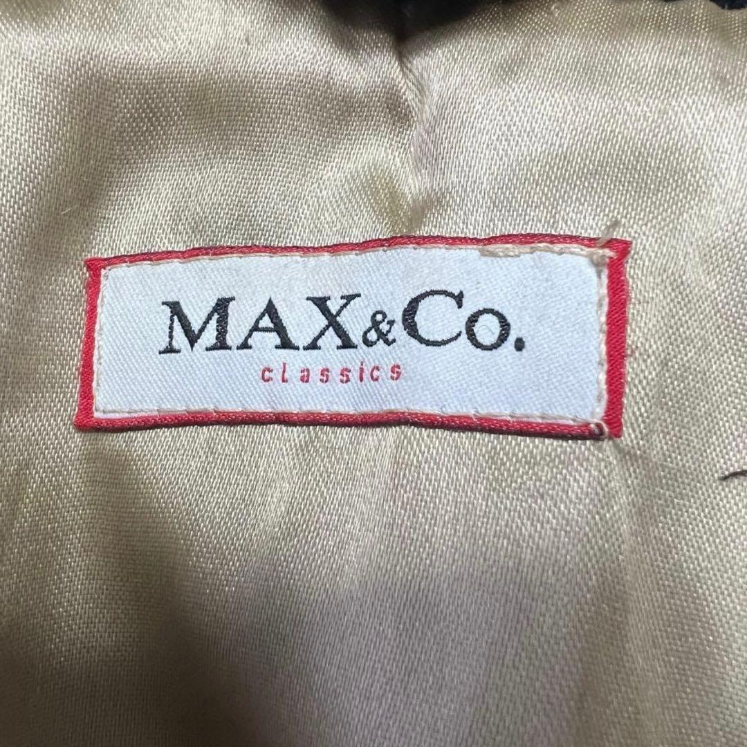 MaxMaraマックスマーラウールコートロング 黒ブラック