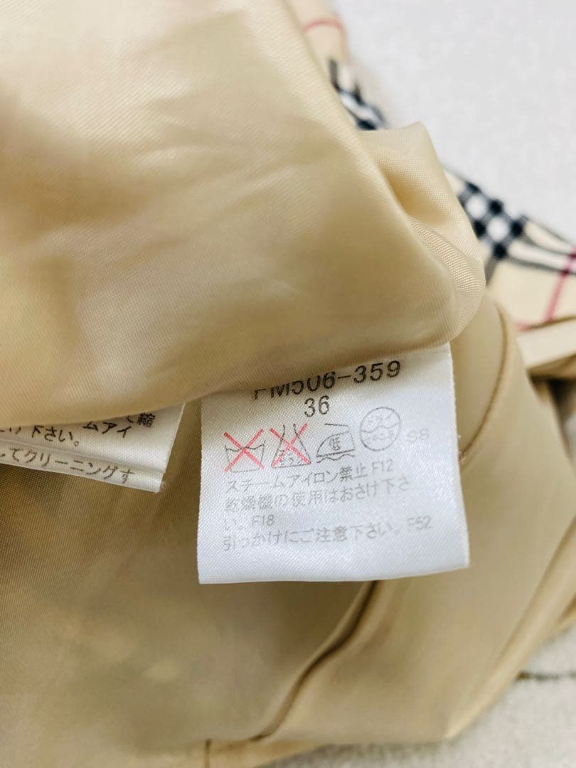 BURBERRY BLUE LABEL ボートネック ワンピース