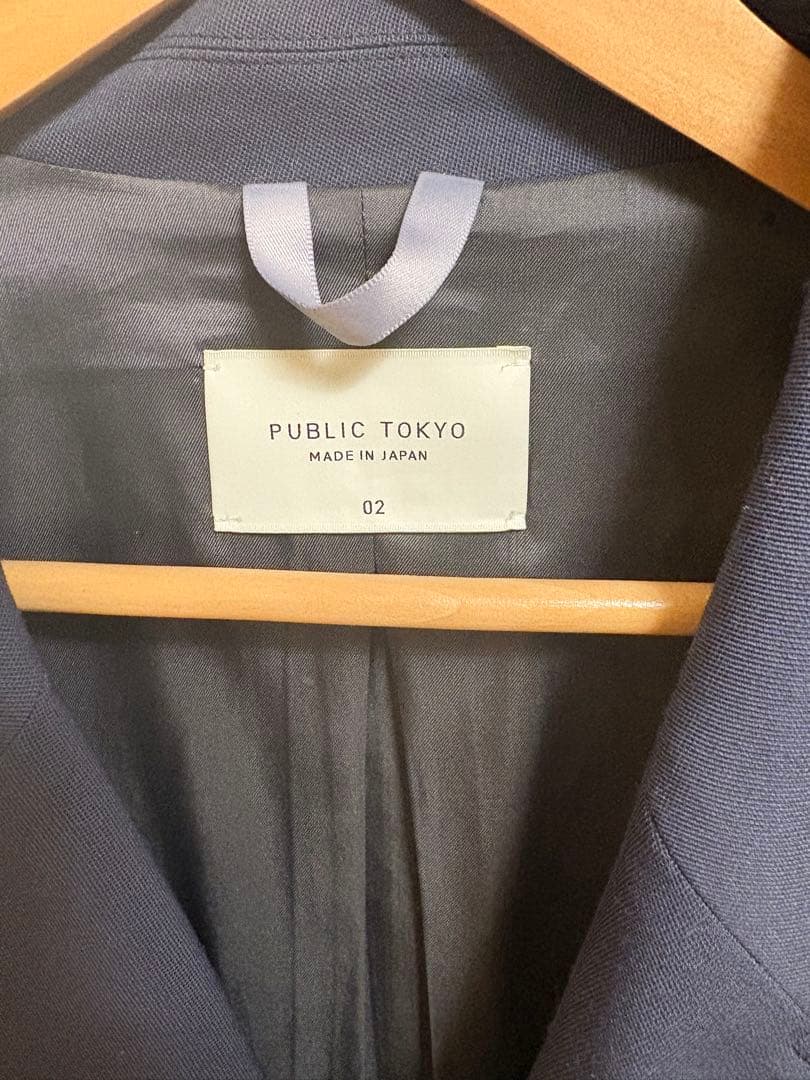 public tokyo AQUA WOOL カルゼダブルジャケット