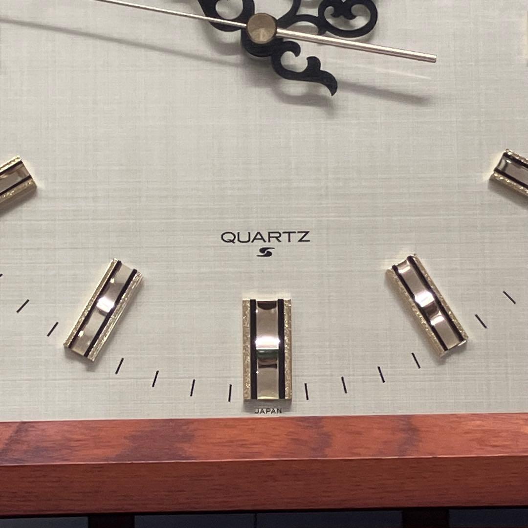 【希少/動作品】SEIKO セイコー 掛け時計 QA402B 木製 昭和レトロ