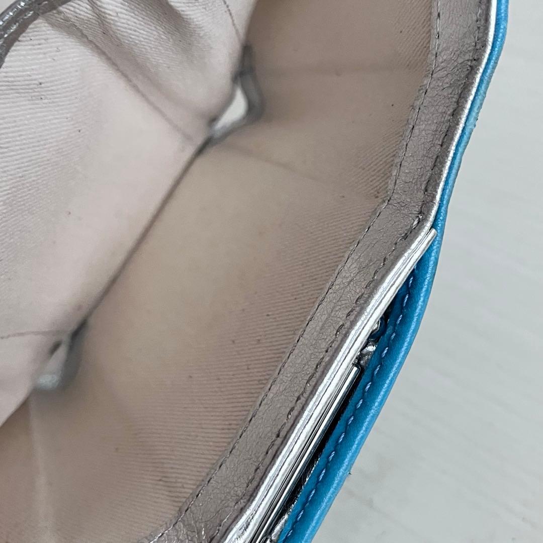 Vivienne Westwood ヴィヴィアンウエストウッド三つ折り財布 水色