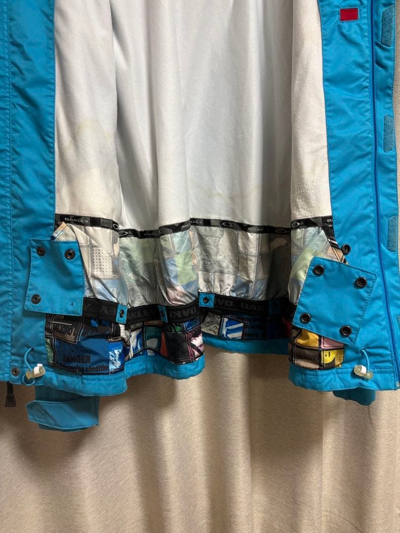 00s OAKLEY オークリー スノー ジャケット 青