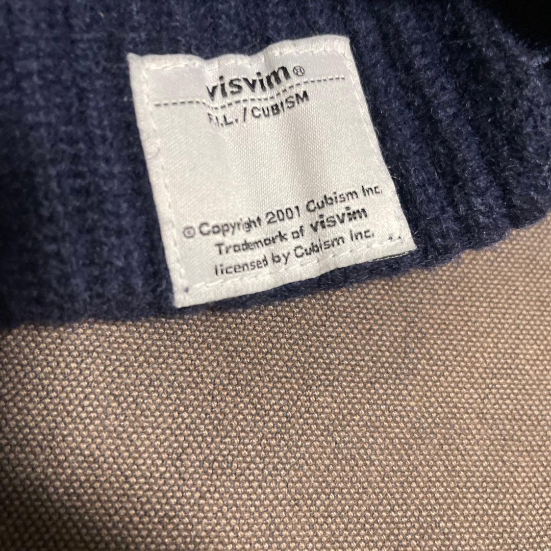 ア*ラ様 VISVIM 　15AW ニットキャップ　ビーニー 紺
