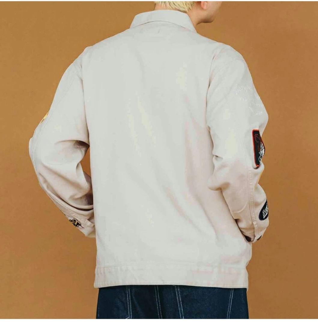 XLARGE RECORDS WORK JACKET エクストララージ ベージュ