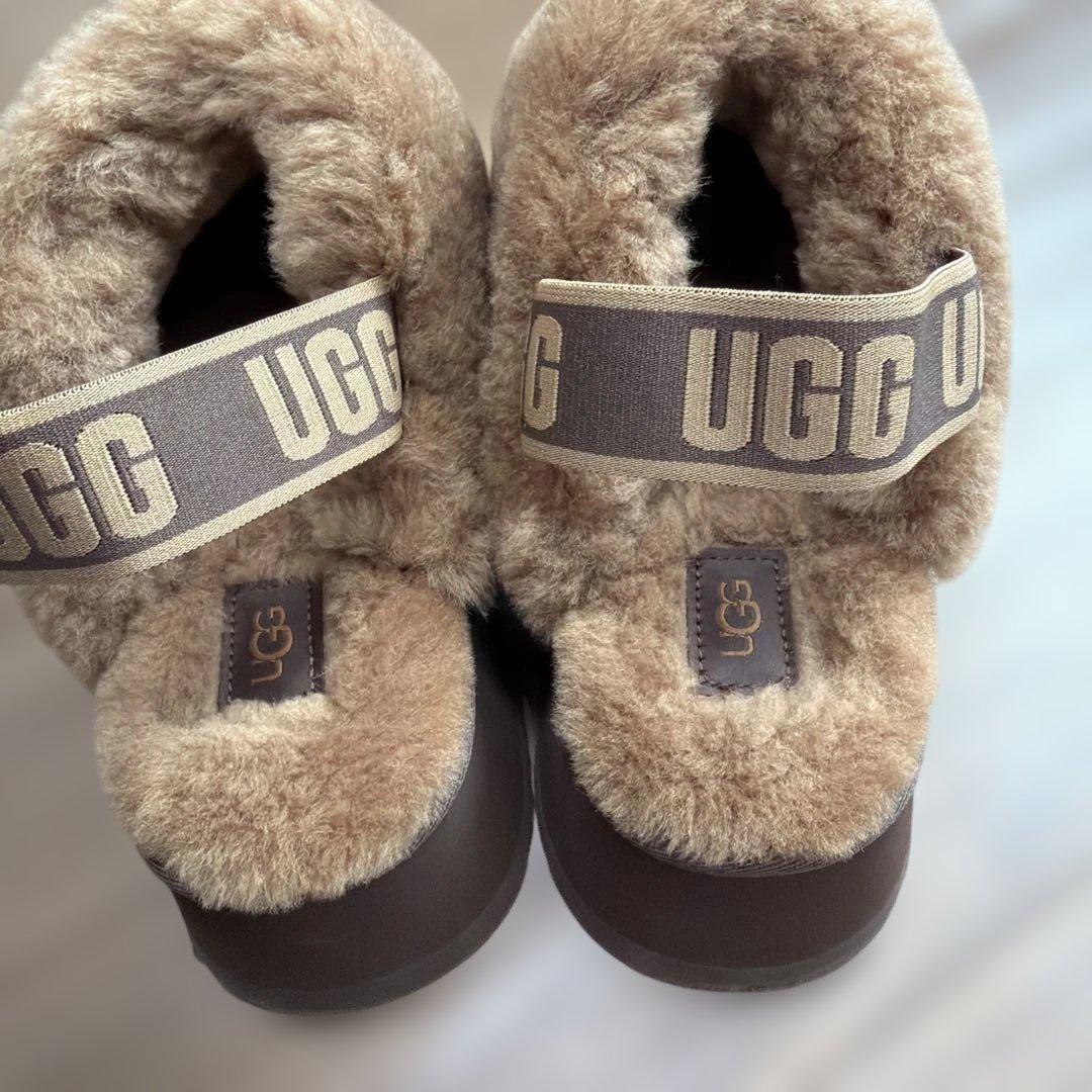 UGG FURKETE ファンケット ブラウン スリッポン 25cm